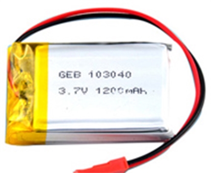 PIN LITHIUM POLYME (LIPO) 3.7V 1200MAH 103040 _ LIBA1